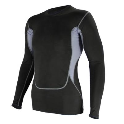 China Antibacterial Customized Compression Shirts Gym Fitness Tight Clothes for sale