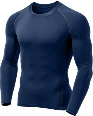 China Antibacterial Fitness Men's Performance Gym Clothing Sports Compression Wear Shirts for sale