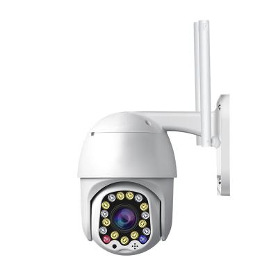 China Outdoor PAN-TILT PTZ Camera Smart Tracking Wifi For Shop Security Ycc365plus Two Way Audio Auto Tracking With 17 LED for sale