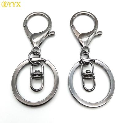 China Fashional Souvenir Gifts Gunmetal Key Chain Lobster Clasp Lobster Claw Clasp Findings For DIY Keychain Bags for sale