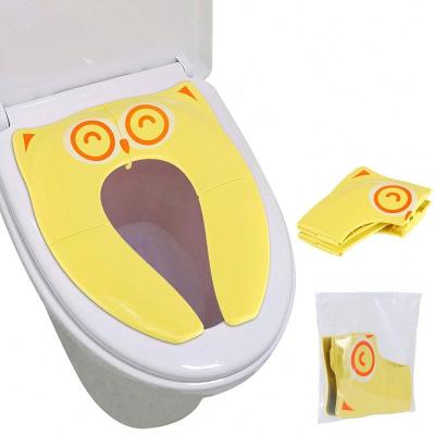 China New Eco-freindly 2018 New Eco-freindly Baby Kids Boys Girls Potty Seat with Ladder Cover Toilet Pee Training Urinal Seating Folding Chair Potties for sale