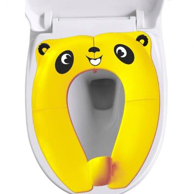 China Eco-freindly Travel Baby Potty Toilet Training Seat Cover Portable Potty Liner with Carry Bag Foldable for sale