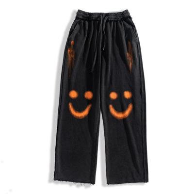 China Wholesale Anti-pilling Men's Retro Pants Tooling Straight Loose Fit Pants Casual Simple Pants Men for sale