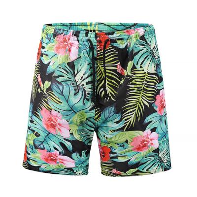 China Hot Sales Anti-UV Mens Swimwear Floral Printed Beach Shorts for sale