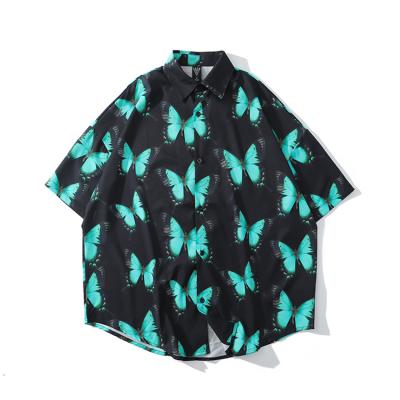 China Wholesale QUICK DRY Cashew Flower Retro West Coast Fashion Men's Short Sleeve Shirts for sale