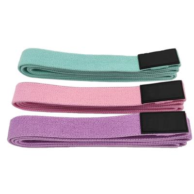 China Wholesale ALDWIN Private Label Long Durable Cotton Cloth Resistance Bands Set for sale