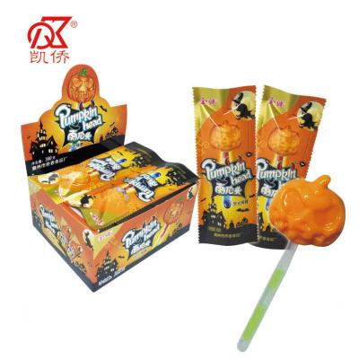 China 10g Pumlkin Glowing Head Shaped Lollipop QXA-121 for sale