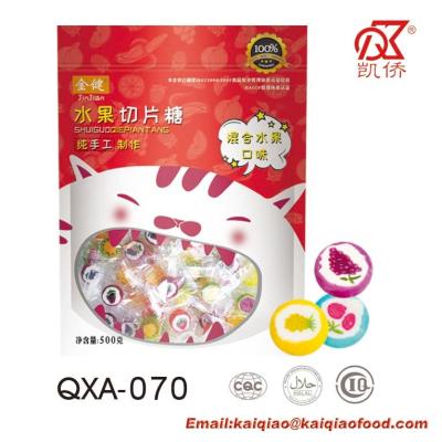 China 3g Natural Fruit Flavors Handmade Hard Candy Occasional Snack for sale