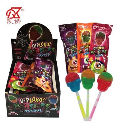 China 10 normal grams of Glowing Skull Lollipop for sale