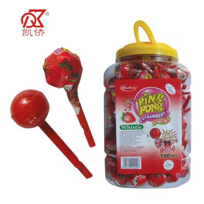 China Natural 20g Whistle Gum Lollipop Candy Maker for sale