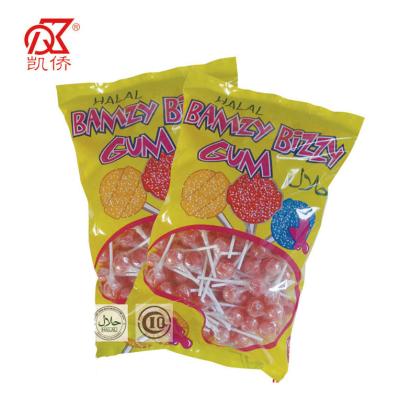 China 10g Natural Gum Lollipop Companies France Bamzy Bizzy for sale