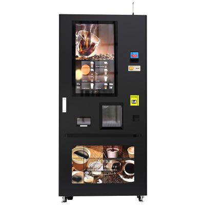 China Full Automatic Coin Acceptor Universal Selling Coffee Vending Machine With Printing for sale