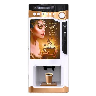 China Automatic Selling Hotel Metro Station Mall Arabic Beans Coffee Vending Machine for sale