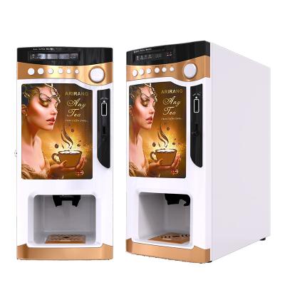 China hotel subway station shopping mall stand instant coffee powder vending machine price for sale