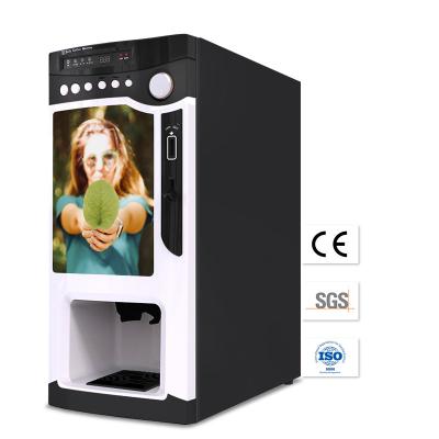 China Hotel Metro Station Mall Coin Used Instant Coffee Hot Chocolate Vending Machine for sale