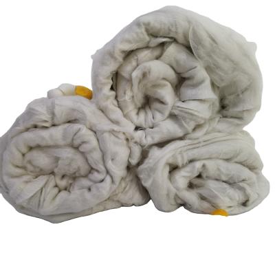 China Short Filling Material 100% Pure Silk Fiber Spinning Silk Staple Fiber for sale