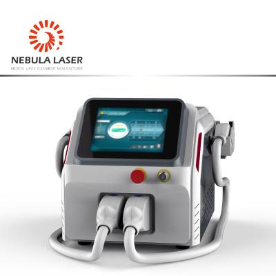 China Hair removal 2 in 1,diode laser hair removal+ipl shr skin rejuvenation laser beauty machine for sale