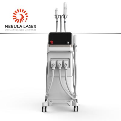 China Hair removal multifunctional 3 in 1 laser beauty machine platform ipl/shr+ rf+nd-yag laser beauty salon device for sale