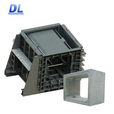 China Steel Wet Casting Precast Concrete Cement Square Box Culvert Mold Machine Maker for sale