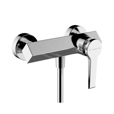 China Without Sliding Bar Handle 3 Way Wall Mounted Bathtub Mixer Tap Set for sale