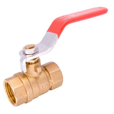 China General 1 Inch Ball Spring Water Tank Loaded Forged Brass Ball Valve for sale