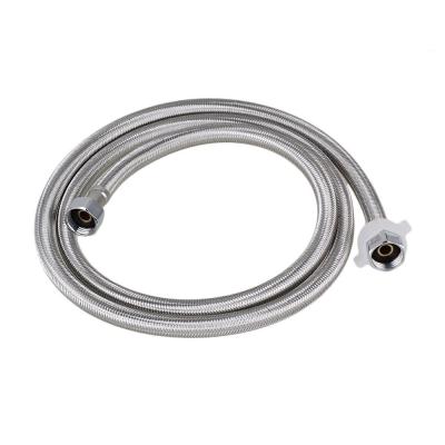 China Bathroom ACS CE Certificate PVC Silver Plastic Flexible Shower Hose for sale