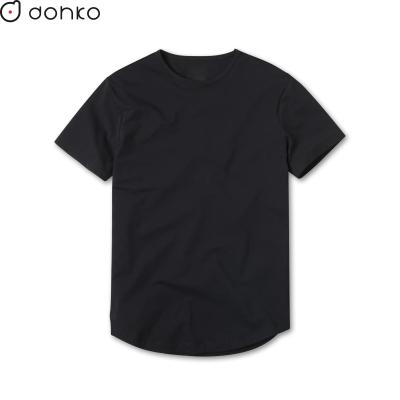 China Best Cotton BCI Anti Shrink Custom T Shirts Curl Edge Mens Basic T Shirts for sale