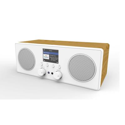 China Cell Phone King Champion MS-280S Stereo Wooden Internet Radio Wifi Music Streaming for sale