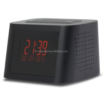 China USB Port Bedroom Backlight Display Alarm Clock Radio FM DAB Receiver Stereo Charging Bedside for sale