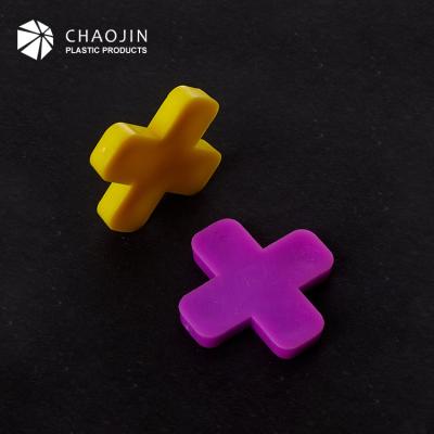 China Thin Spacer 6mm PP Solid Circular Pearl Tile Cross Tile Spacer for sale