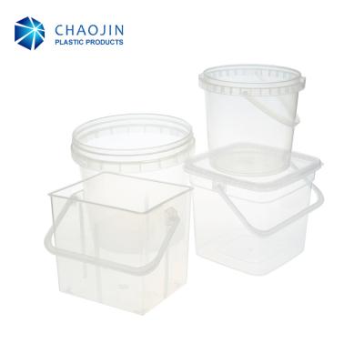 China ALL plastic pail of transparent plastic buckets wholesale for sale