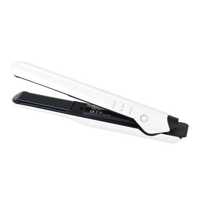 China Professional Permanent Portable Rechargeable Cordless Hair Straightener Iron Sleek Hair Straightener Flat Brush for sale