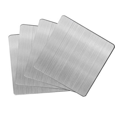 China Suitable for wall decoration 300 430 304 304L 201 series 316L 316 brushed stainless steel sheet for wall panel for sale