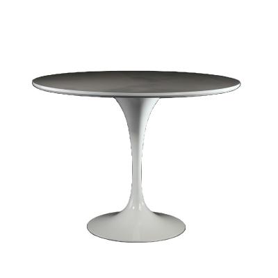 China Modern Design Fiberglass Modern Dining Table Tulip Table for sale