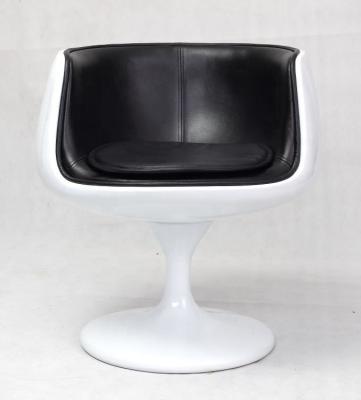 China Wholesale Fiberglass Revolving Chair Designs Furniture White Coffee Cup Chair for sale