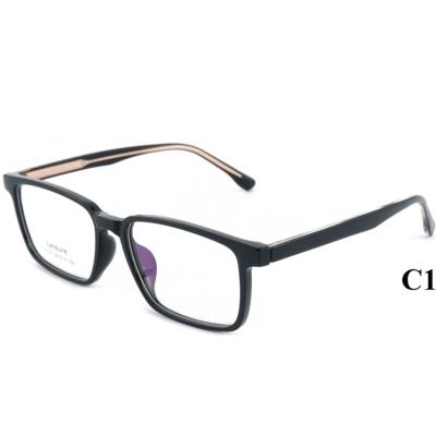 China LG011 prescription men glasses blue light blocking optical acetate glasses classic square computer glasses anti frame fashion logo for sale