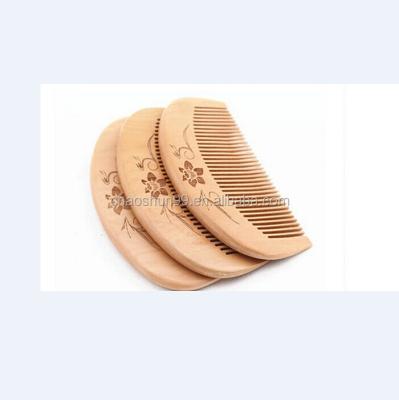 China Home Travels Hotel Custom Logo Printed Wooden Comb To Make Your Own Hair Comb for sale