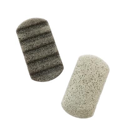 China All Natural Skin Care Daily Body Face Scrub Big Charcoal Body Sponge Konjac Organic Exfoliating Square for sale