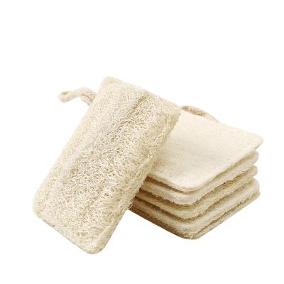 China Biodegradable 100% Natural Viable Kitchen and Household Dish Sponges Loofah Pad Scrubber Loofah Kitchen Loofah Sponge Scrubber for sale