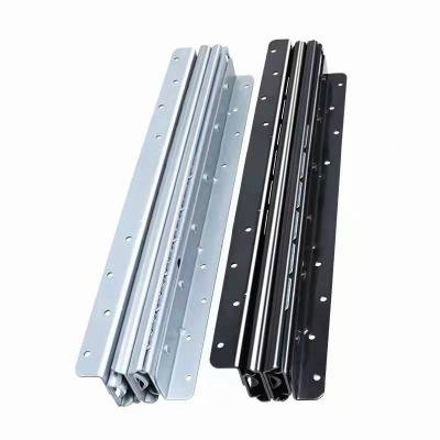 China Heavy duty modern drawer slide under stair 52mm telescopic channel ball bearing installed at the bottom of the stairwell for sale