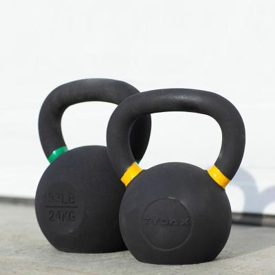 China Cast Iron Weightlifting Powder Coated Cast Iron Kettlebell For Exercise for sale