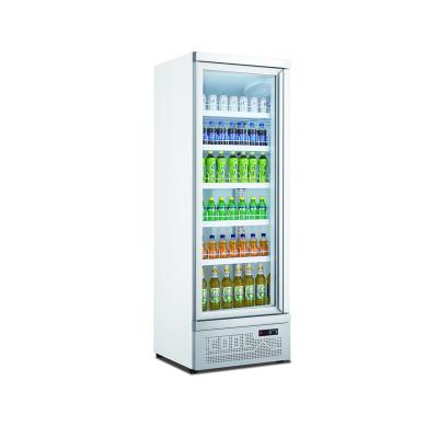 China Commercial Beverage MX-YLG620F-B White Single-Temperature MUXUE Glass Display Refrigerator Single-Door Refrigerator Cooler Te koop