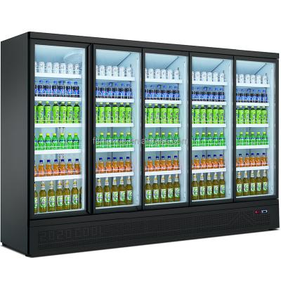 中国 MUXUE Single-Temperature 5 Door Refrigerator 5 Doors Freezer Glass Drink Cooler Refrigerador De 5 puertas de vidrio 販売のため