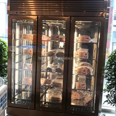 Китай MUXUE Single-temperature Cooler Beef Ager Fridge Commercial Use Dry Aged Meat Refrigerator 3 Door продается