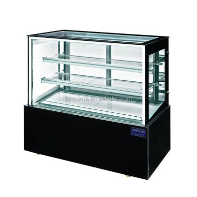 China MUXUE 900mm Single-temperature Cake Refrigerater Showcase Bakery Display Refrigerated Cabinet Pastry Showcase MX-DGG 900 Federal Republic for sale