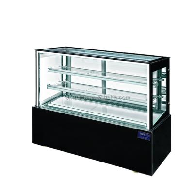 Cina MUXUE 1500mm Refrigerated Single-temperature Cake Refrigerater Showcase Bakery Display Cabinet MX-DGG Federal Republic 1500 in vendita