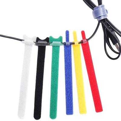 China Hot Selling Nylon Cable Ties Durable-Reusable Soft Adjustable Hook Loop Tie Ties Good Quality for sale