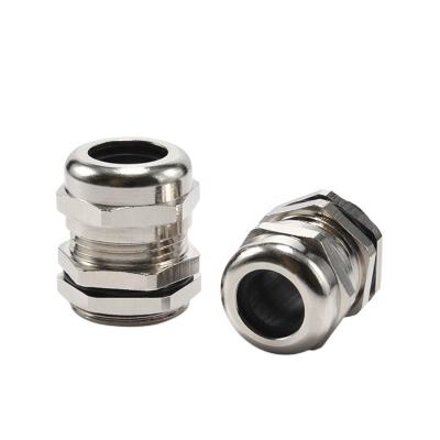 China Hot Selling Nickel Plated Brass NPT Type Metal Nickel Plated Brass Cable Gland for sale