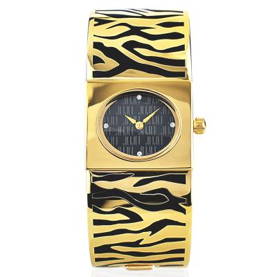 China Women's Tiger Pattern Watch Band For Women Watch Fashion Design Genuine Enamel Watchband For Business Women for sale