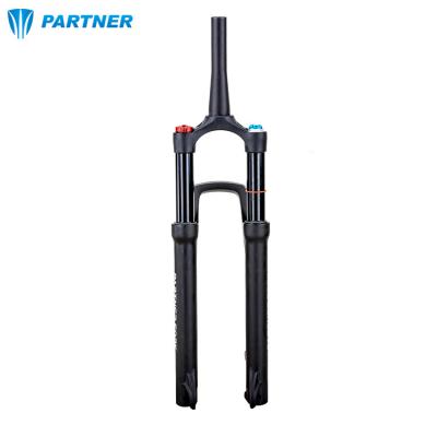 China Hydraulic Lockout + Air Tapered Beef Tube MTB Bike 27.5 Inch Bicycle Front Fork Premium Magnesium Alloy Air Suspension Fork for sale